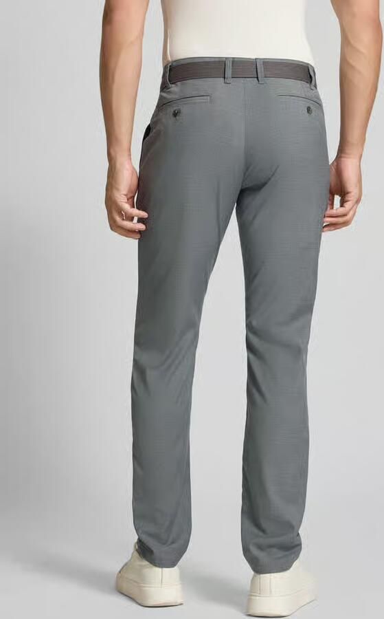 MCNEAL Slim fit pantalon met riem