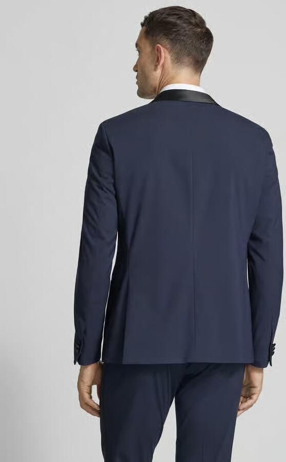 MCNEAL Slim fit 1-knoops colbert met reverskraag