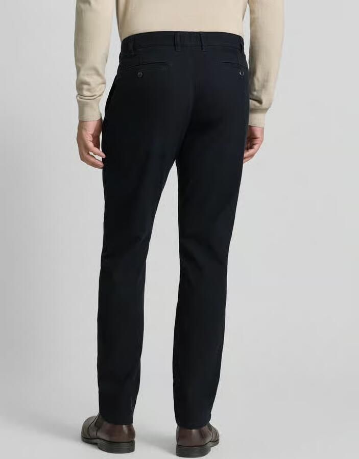 MCNEAL Slim fit stoffen broek met achterzakken