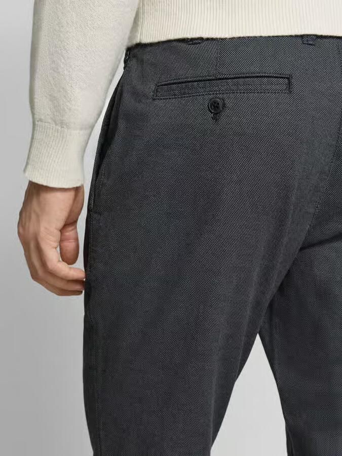 MCNEAL Slim fit stoffen broek met Franse steekzakken