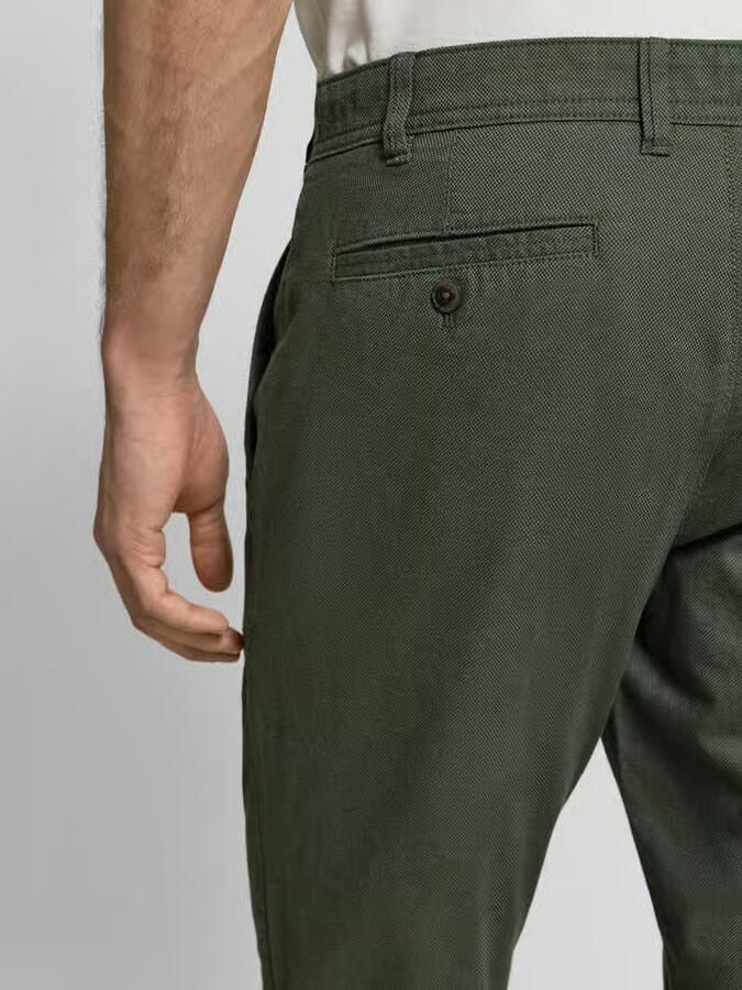 MCNEAL Slim fit stoffen broek met Franse steekzakken