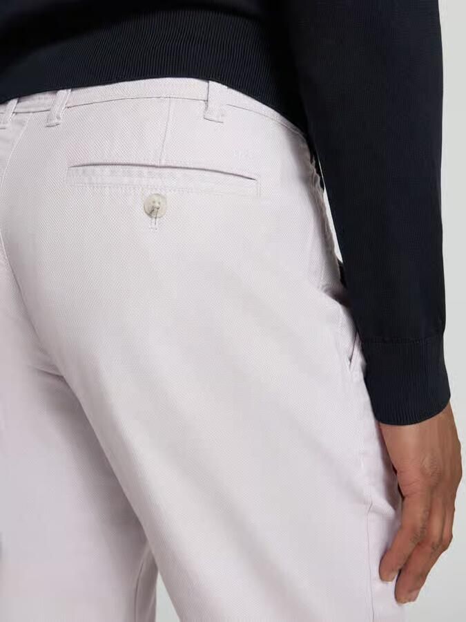 MCNEAL Slim fit stoffen broek met Franse steekzakken