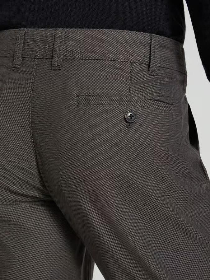 MCNEAL Slim fit stoffen broek met Franse steekzakken