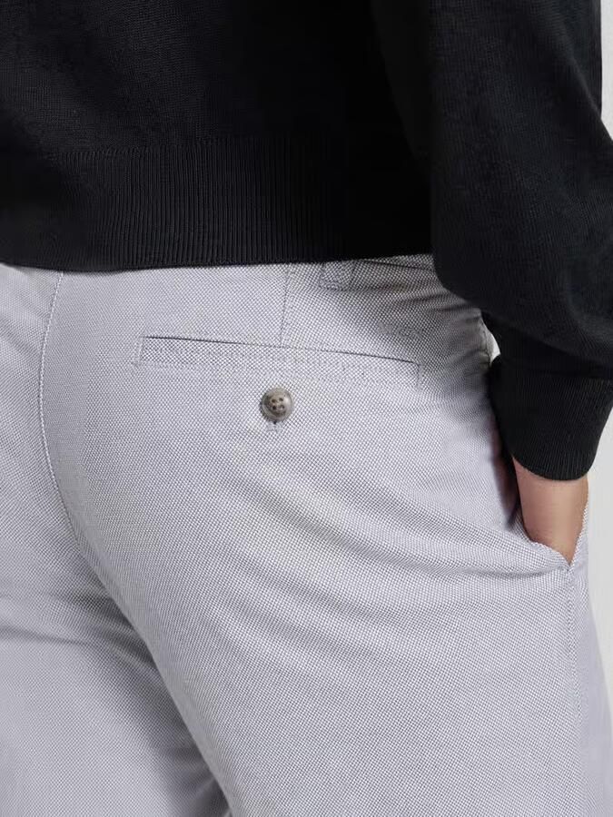 MCNEAL Slim fit stoffen broek met Franse steekzakken