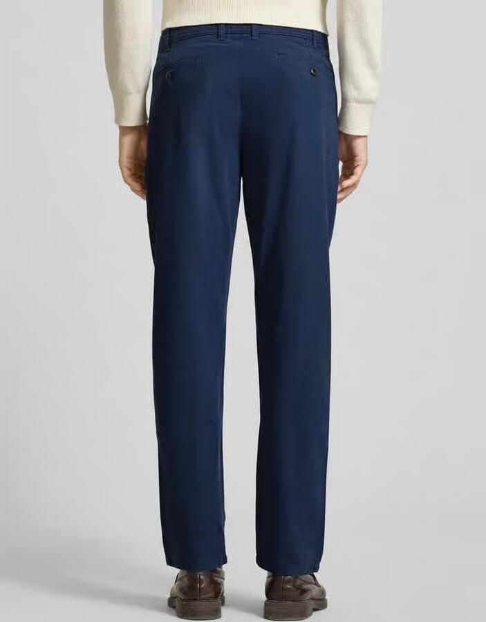 MCNEAL Slim fit stoffen broek met Franse steekzakken