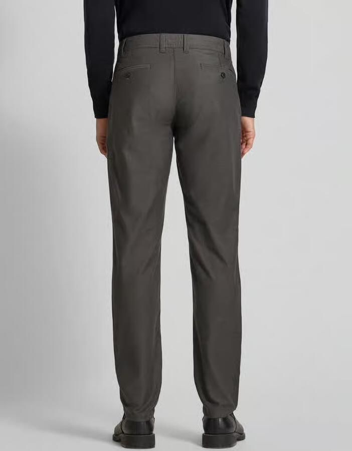 MCNEAL Slim fit stoffen broek met Franse steekzakken - Foto 2