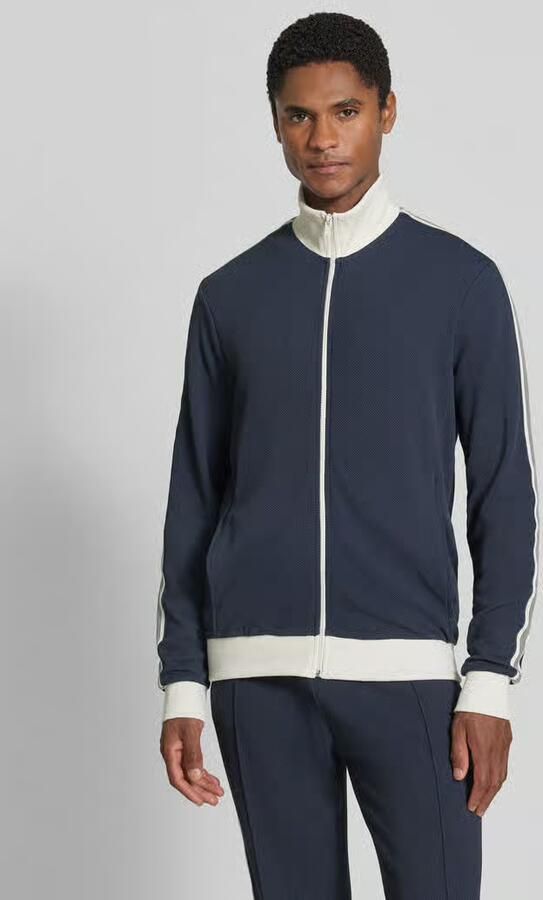 MCNEAL Slim Sweatjack met structuurpatroon - Foto 2