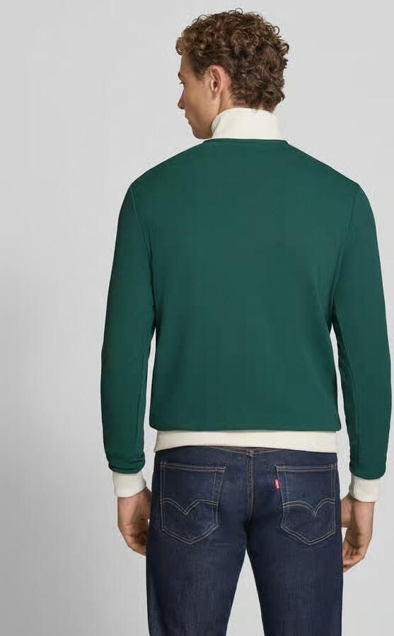 MCNEAL Slim Sweatjack met structuurpatroon - Foto 2