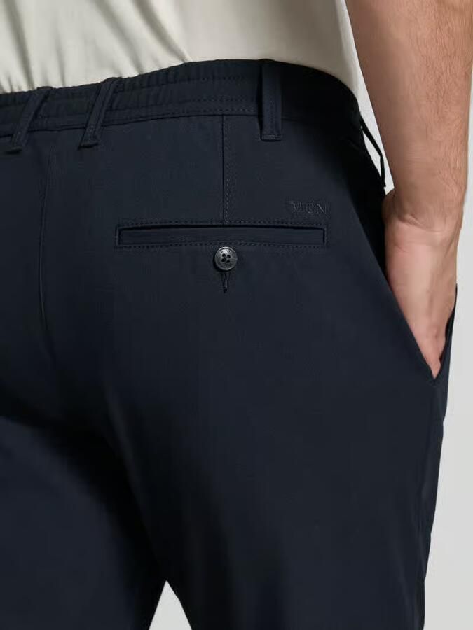 MCNEAL Stoffen broek met elastische band en tunnelkoord