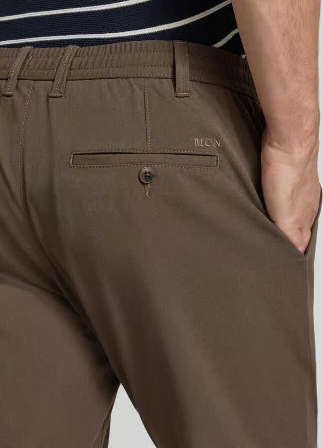MCNEAL Stoffen broek met elastische band en tunnelkoord