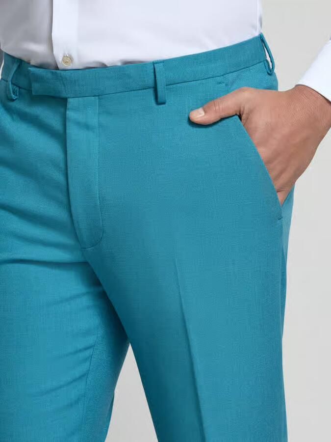 MCNEAL Stoffen broek met Franse steekzakken
