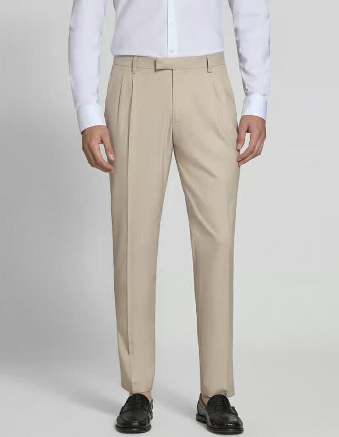 MCNEAL Slim fit broek in flanellook - Foto 3