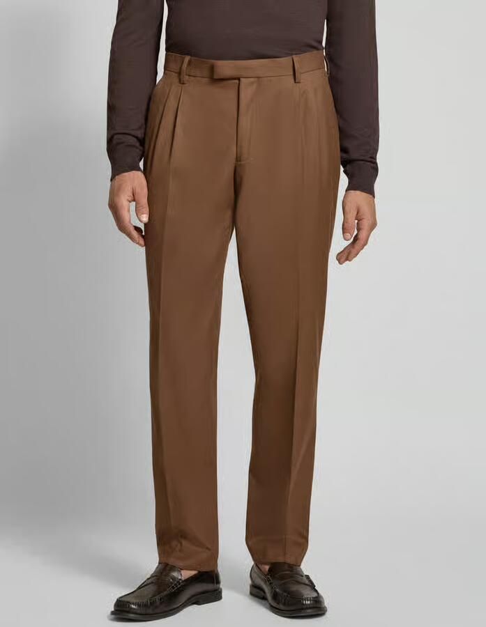 MCNEAL Slim fit broek in flanellook - Foto 2