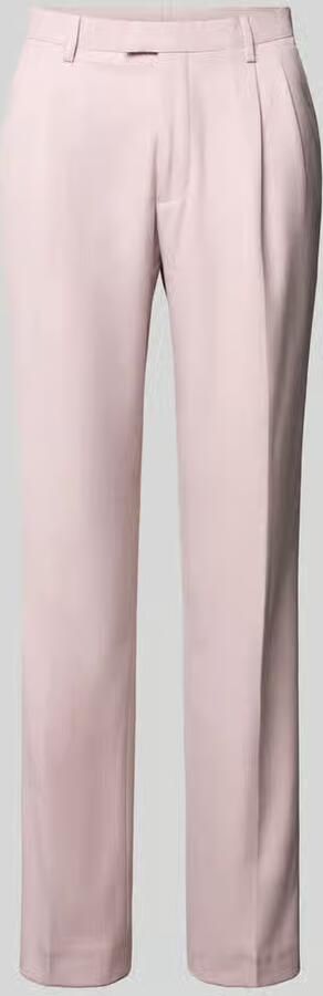 MCNEAL Straight fit pantalon met persplooien