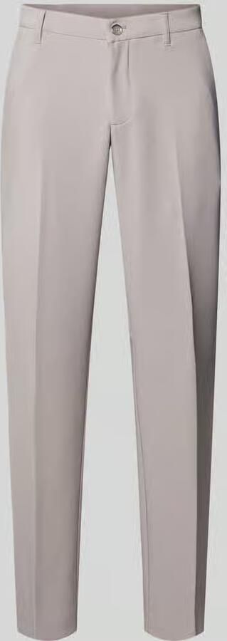 MCNEAL straight fit stoffen broek met persplooien - Foto 2