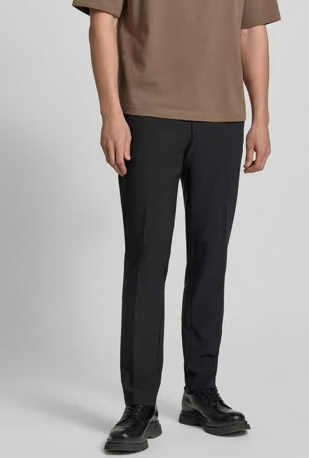 MCNEAL straight fit stoffen broek met persplooien - Foto 3