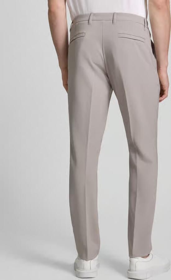 MCNEAL straight fit stoffen broek met persplooien - Foto 3