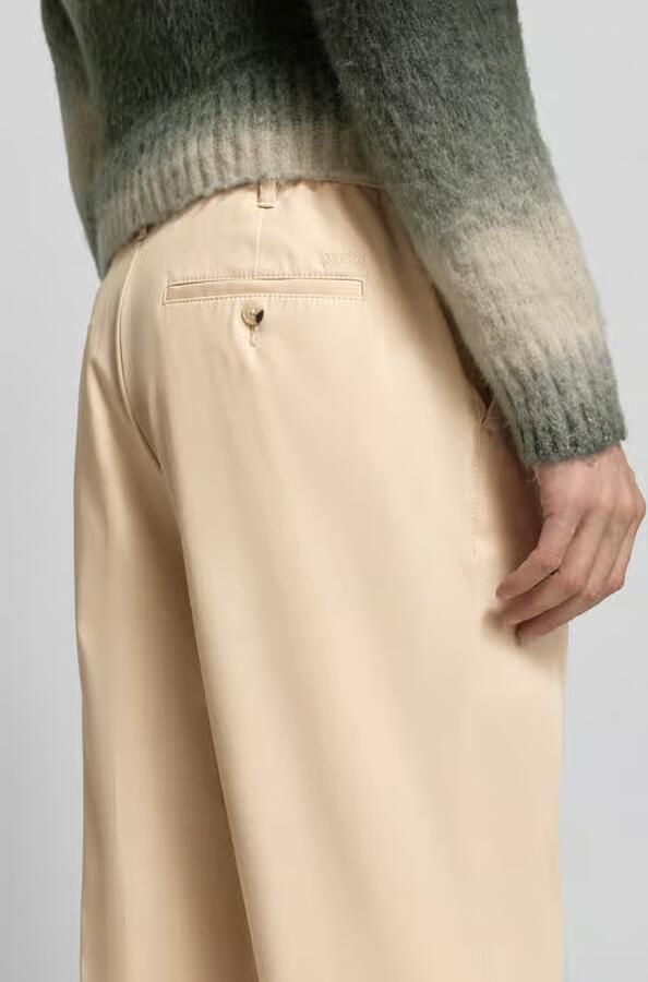 MCNEAL wide leg fit stoffen broek met viscose