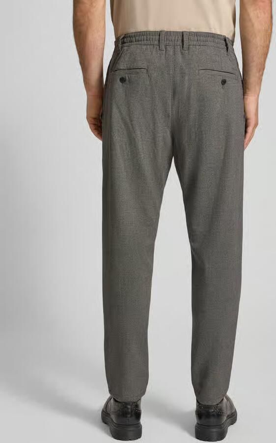 MCNEAL Straight fit stoffen broek met viscose