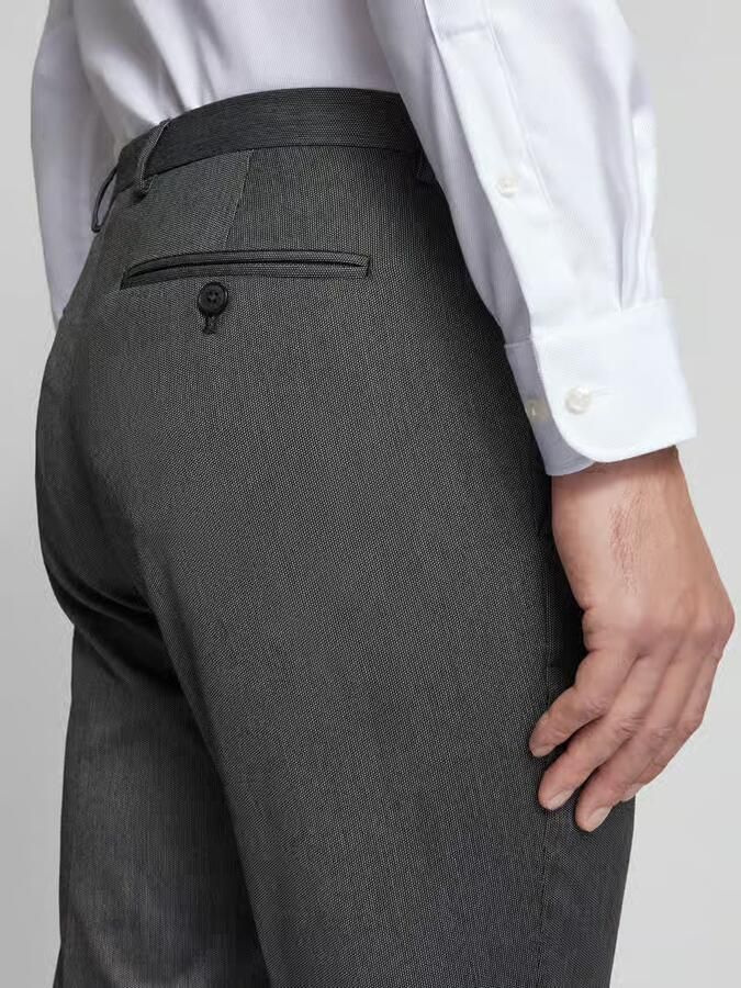 MCNEAL Super Slim fit pantalon met persplooien
