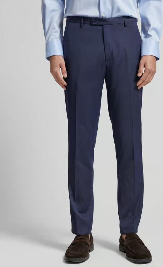 MCNEAL Super Slim fit pantalon met persplooien