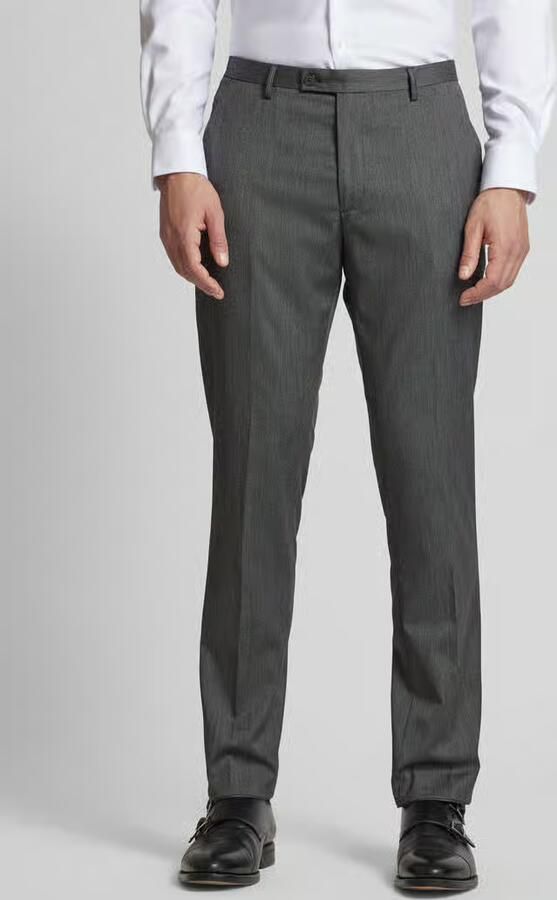 MCNEAL Super slim fit pantalon met persplooien - Foto 2