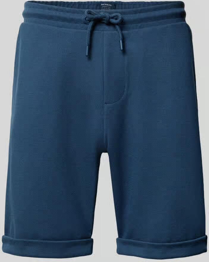 MCNEAL Sweatshorts met elastische band en achterzak - Foto 2