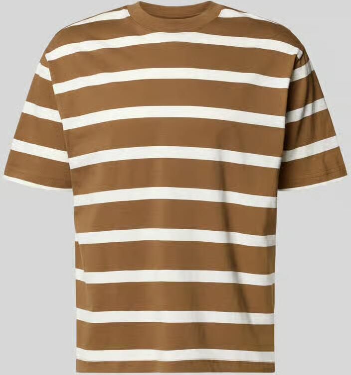 MCNEAL T-shirt met geribde ronde hals - Foto 2