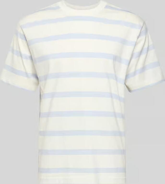 MCNEAL T-shirt met geribde ronde hals - Foto 2