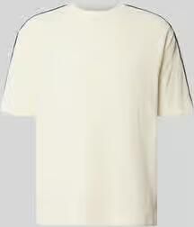 MCNEAL T-shirt met structuurpatroon en ronde hals