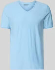 MCNEAL T-shirt met V-hals en rolzoom