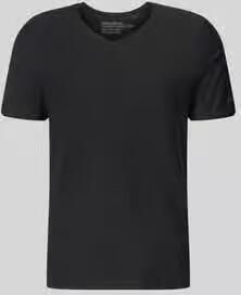 MCNEAL T-shirt met V-hals en rolzoom