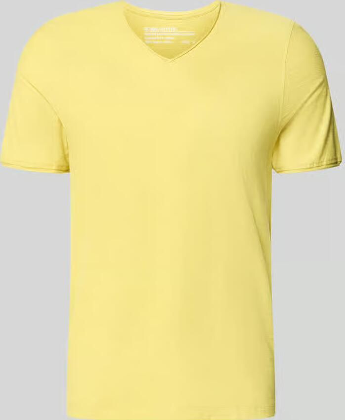 MCNEAL T-shirt met V-hals en rolzoom - Foto 2