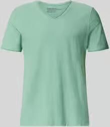 MCNEAL T-shirt met V-hals en rolzoom
