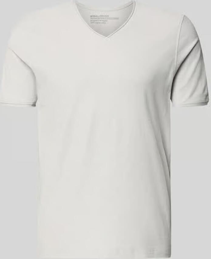 MCNEAL T-shirt met V-hals en rolzoom