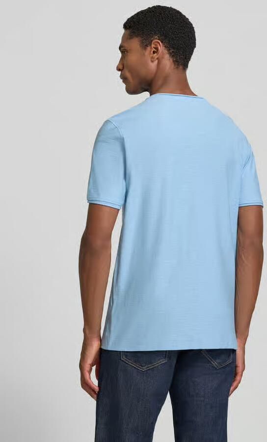 MCNEAL T-shirt met V-hals en rolzoom - Foto 2