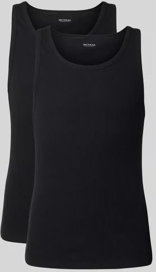 MCNEAL Tanktop in riblook met ronde hals - Foto 3