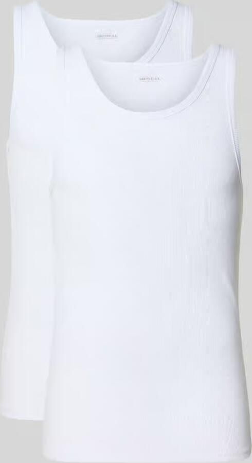 MCNEAL Tanktop in riblook met ronde hals - Foto 3