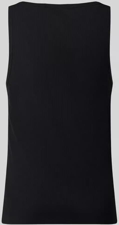 MCNEAL Tanktop in riblook met ronde hals