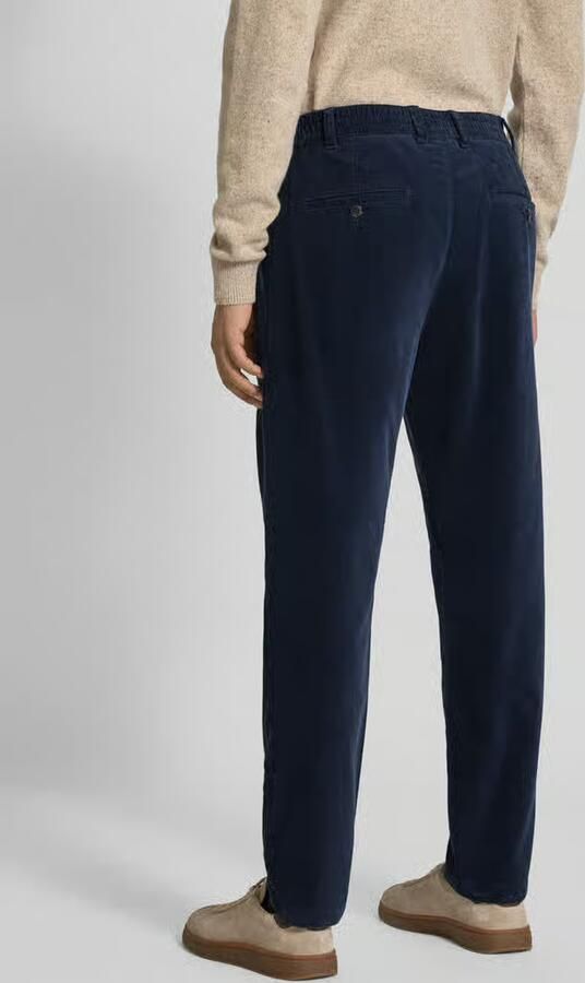 MCNEAL Tapered fit corduroy broek met structuurmotief