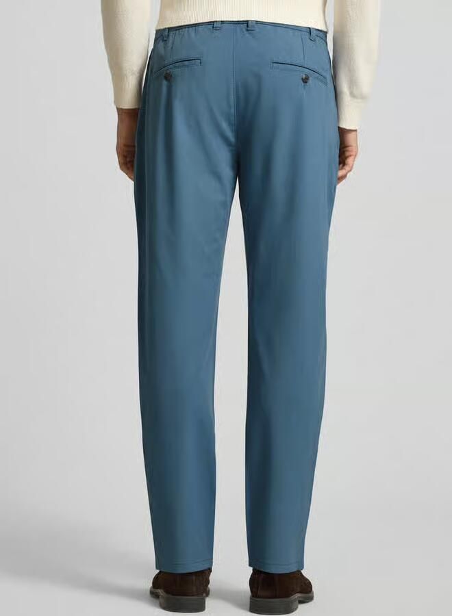 MCNEAL tapered fit stoffen broek met elastische band