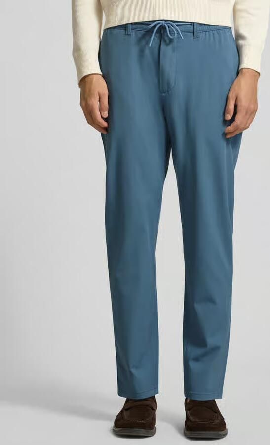MCNEAL tapered fit stoffen broek met elastische band - Foto 2