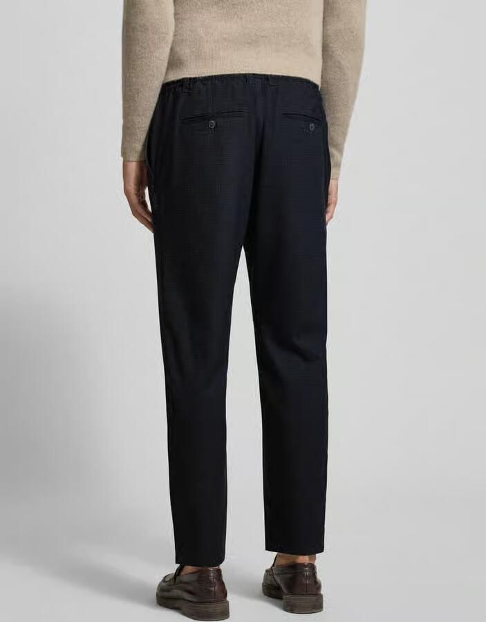 MCNEAL Tapered fit stoffen broek met Elastische band