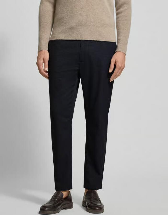 MCNEAL Tapered fit stoffen broek met Elastische band - Foto 2