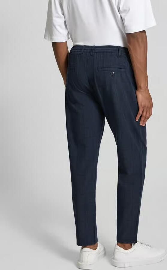 MCNEAL Tapered fit stoffen broek met Elastische band