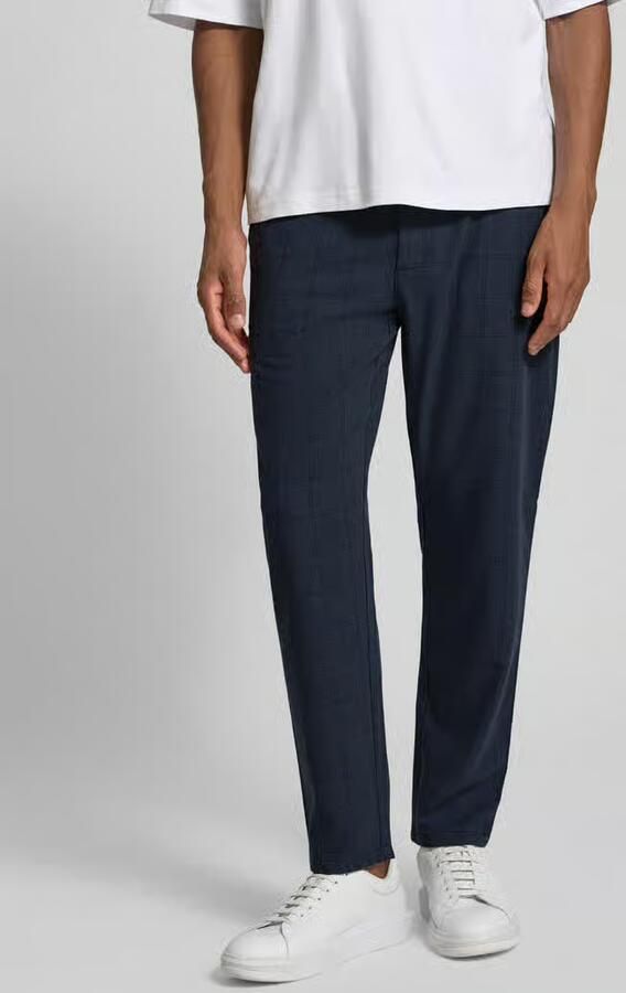 MCNEAL Tapered fit stoffen broek met Elastische band - Foto 2