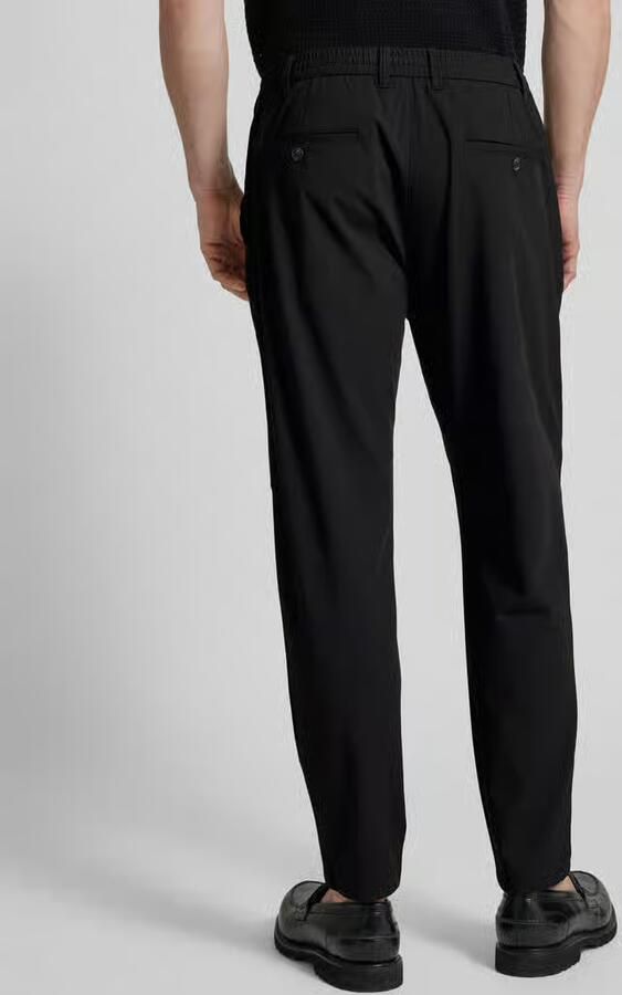 MCNEAL tapered fit stoffen broek met tunnelkoord