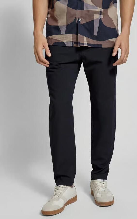 MCNEAL tapered fit stoffen broek met tunnelkoord - Foto 2