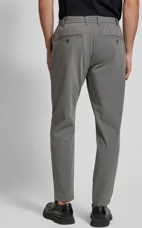MCNEAL tapered fit stoffen broek met tunnelkoord - Foto 3