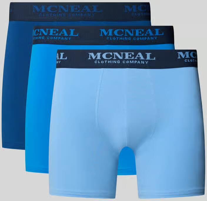 MCNEAL Trunks met labeldetails in een set van 3